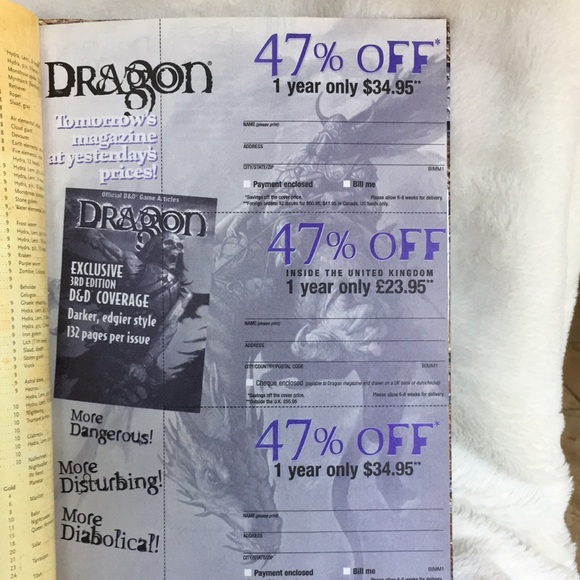 Dungeons & Dragons D&D Monster Manual Core Rulebook 3 Copyright 2000 - Picture 11 of 16